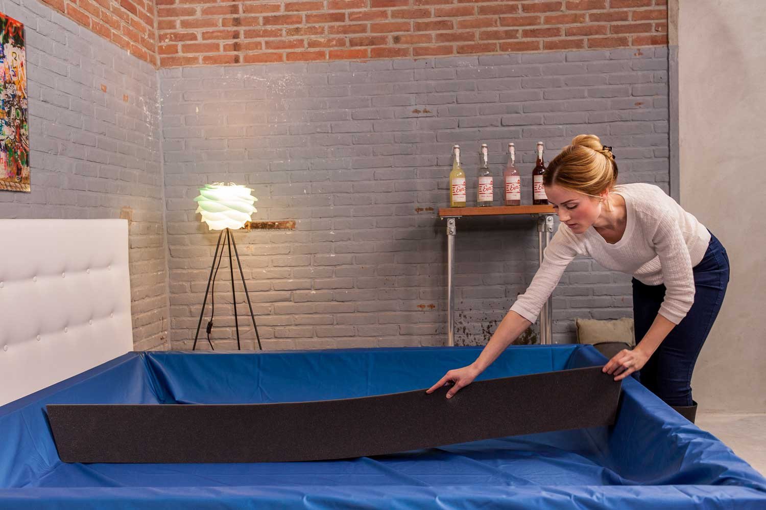 Thermoscheidingswand voor Duo Waterbed MegaDeal Waterbedden